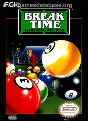 Cover Break Time - The National Pool Tour for NES